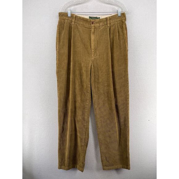 CC Filson Co. Other - CC FILSON Pants Mens 34 Corduroy Wide Wale Pleated Khaki Cotton Brown HK VTG